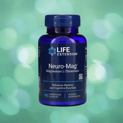 Life Extension Neuro-mag Magnesium L-threonate, Magtein, Magnesium Supplement, Brain Health, Memory & Attention, Gluten Free,...
