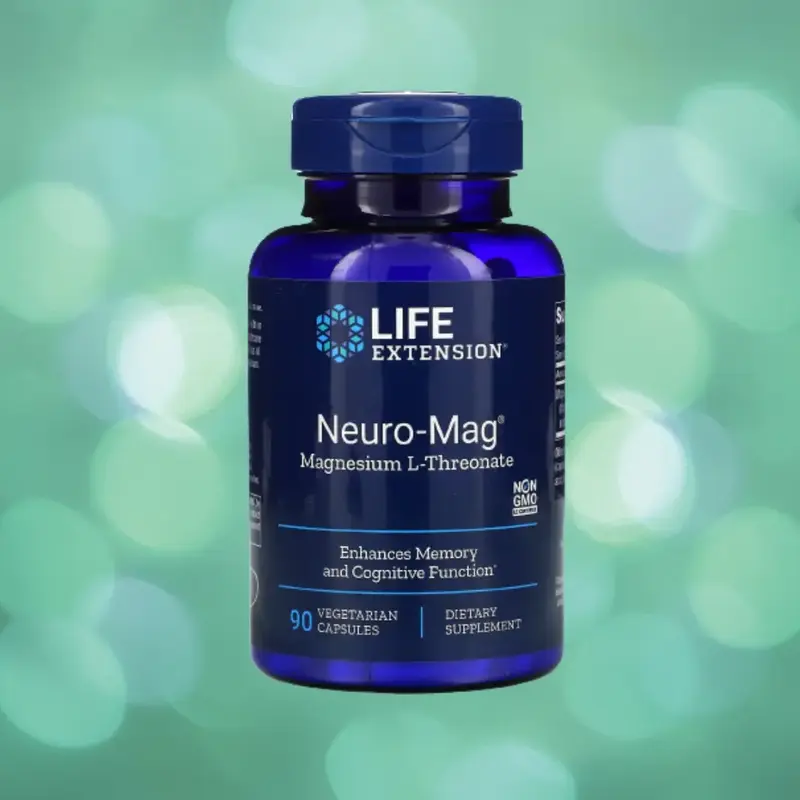 Life Extension Neuro-mag Magnesium L-threonate, Magtein, Magnesium Supplement, Brain Health, Memory & Attention, Gluten Free,...