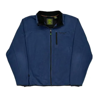Timberland Fleece Jacket - Large Blue Polyester