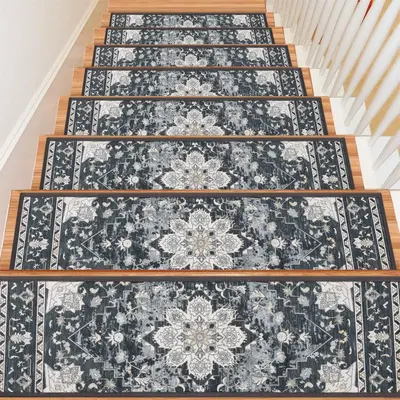 [SeptemberRestock] HEBE Carpet Stair Runner for Wooden Steps Indoor 15 Pack 8\
