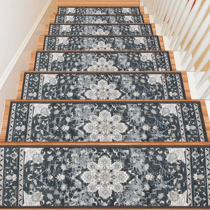[SeptemberRestock] HEBE Carpet Stair Runner for Wooden Steps Indoor 15 Pack 8\