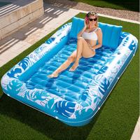 Inflatable Tanning Pool Lounger Float, 85\