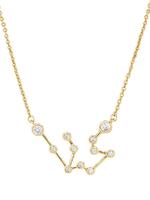Sterling Forever 'When Stars Align' Constellation Necklace – 14K Gold Plated Zodiac Necklace for Women – Dainty Personali...