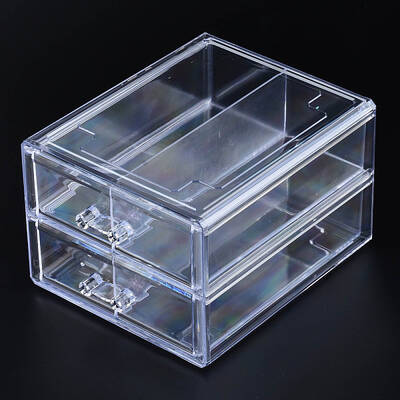 Double Layer Polystyrene Plastic Bead Storage Containers