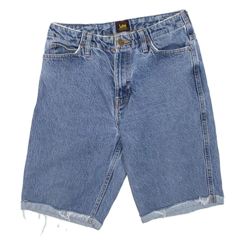 LEE Womens Jorts Shorts Blue Relaxed S W27
