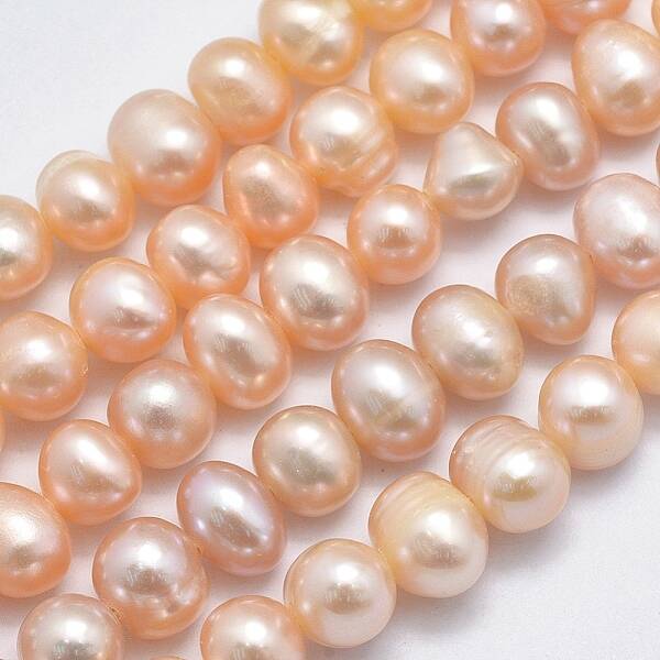 Natural Cultured Freshwater Pearl Beads Strands