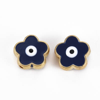 Rack Plating Alloy Enamel Beads