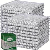 36 Counts Dishwashing Rags，Multipurpose Non-Scratch Wire Dishcloths for Wet and Dry Use, Reusable Wire Cleaning Cloths for ...