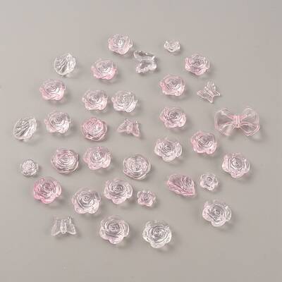 Transparent Acrylic Beads