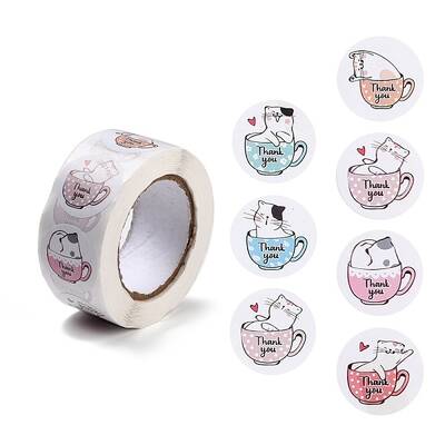 Thank You Stickers Roll