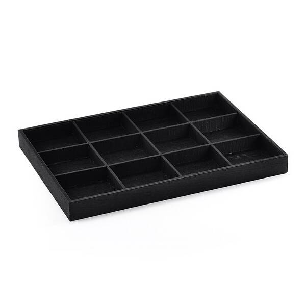 Wooden Cuboid Jewelry Presentation Boxes