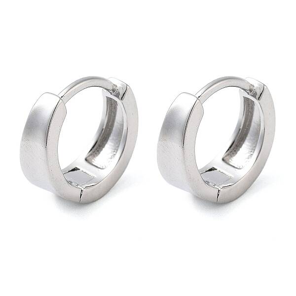 Brass Ring Hoop Earrings for Women