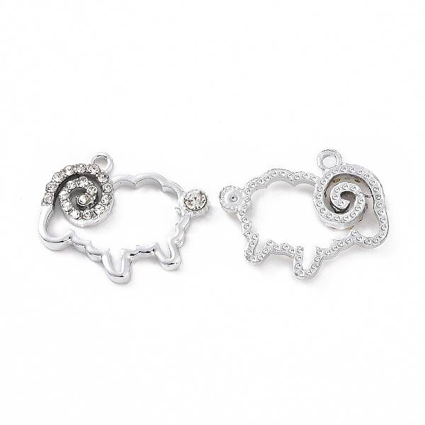 Alloy Crystal Rhinestone Pendants