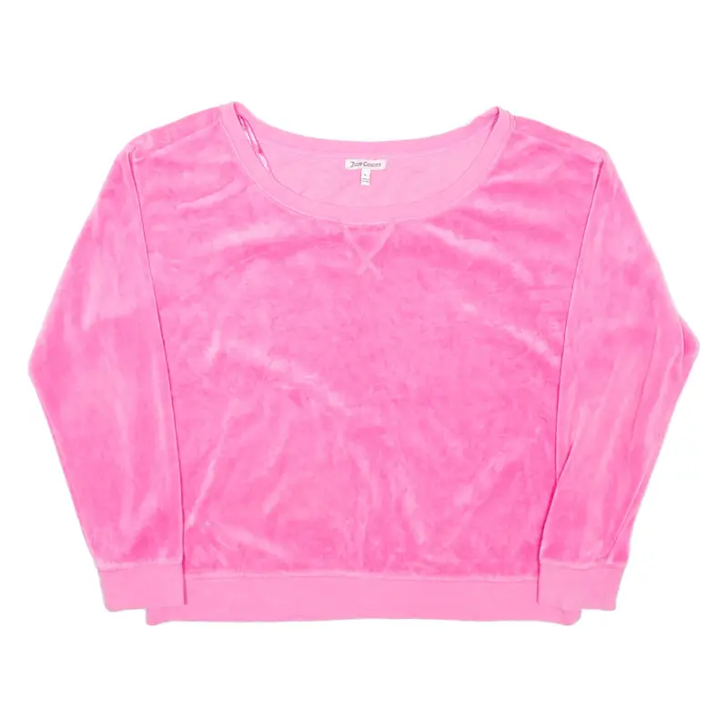 JUICY COUTURE Velvet Womens Sweatshirt Pink M