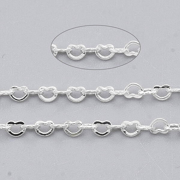 Brass Heart Link Chains