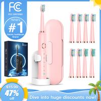 RTAUYS M5 Sonic Electric Toothbrush for Adults - Rechargeable Electric Toothbrushes with 8 Brush Heads & Holder, Travel Case,...