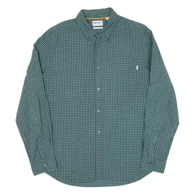 TIMBERLAND Mens Shirt Green Check Long Sleeve XL