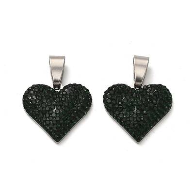 201 Stainless Steel Clay Pendants