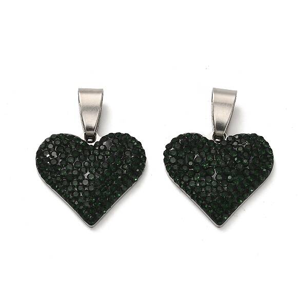 201 Stainless Steel Clay Pendants