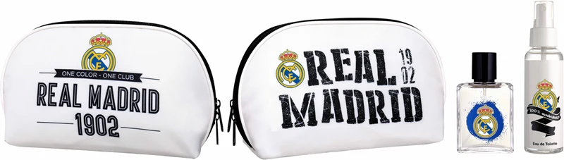 Real Madrid Eau De Toilette Spray 50ml Set of 3 pieces