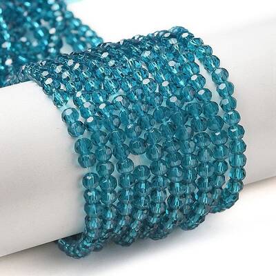 Transparent Glass Beads Strands