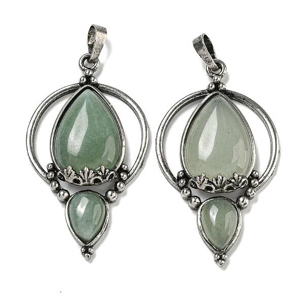 Natural Green Aventurine Pendants