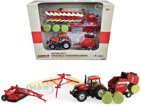 Case IH Haying Set of 5 pieces Case IH Agriculture 1/64 Diecast Models by ERTL TOMY