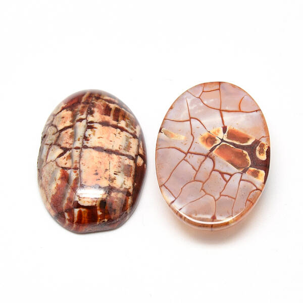 Dyed Natural Fire Agate Cabochons