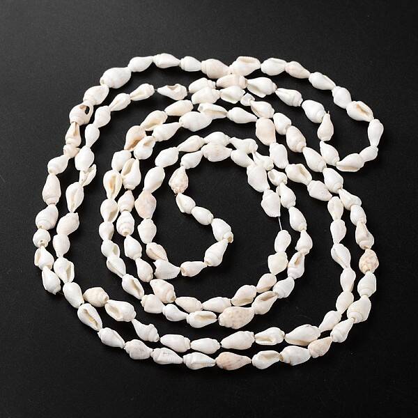Natural Sea Shell Conch Bead Strands