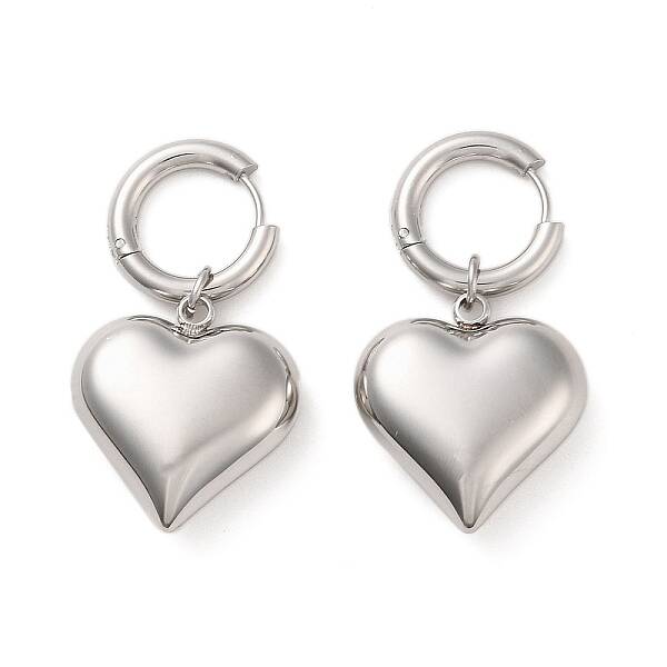Non-Tarnish 304 Stainless Steel Pendant Earrings