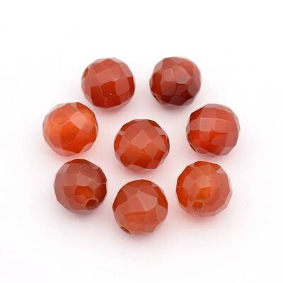 Natural Carnelian Round Strands