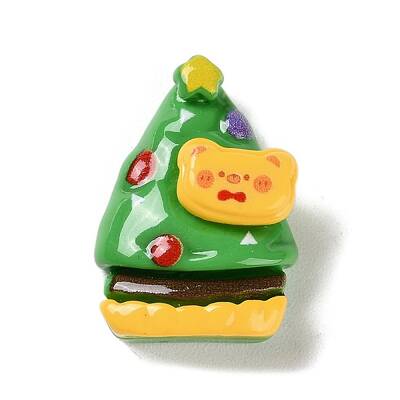 Christmas Theme Opaque Resin Cabochons