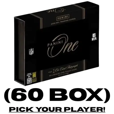 (60 Box)- 2024 Panini One NFL Hobby Box 60- Pick Your Player Break!