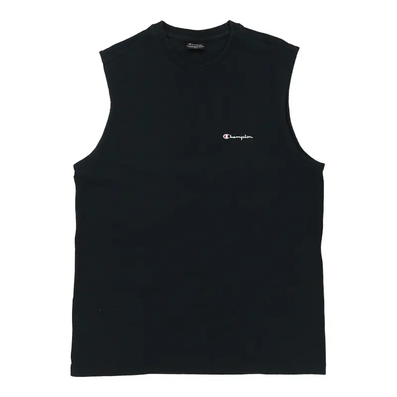 Champion Vest - XL Black Cotton