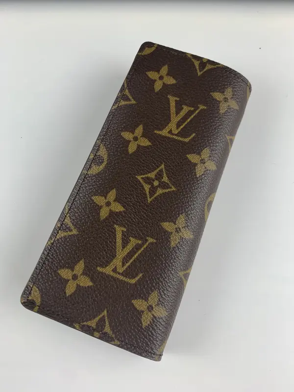 Pre-owned Louis Vuitton canvas Small Leather Goods Sunglass Case