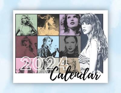 2024 Eras Calendar / Taylor Swift Christmas Gift