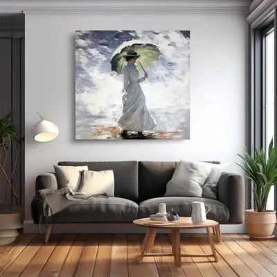 Graceful Moments - Victorian Woman Under Parasol