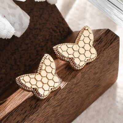 Brass Stud Earrings