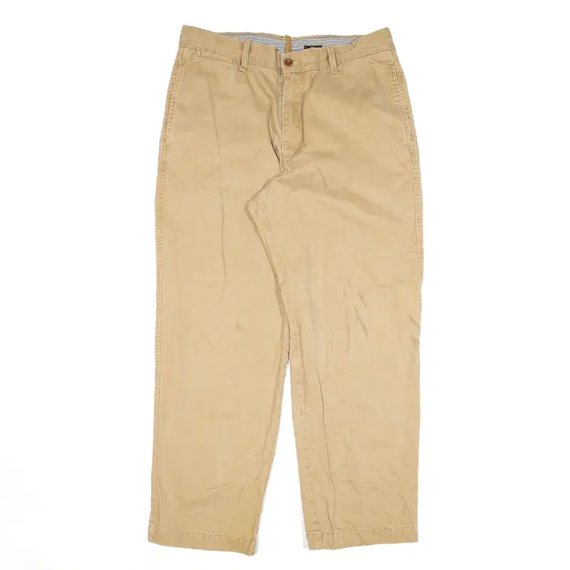 TIMBERLAND Chino Trousers Beige Regular Straight Mens W34 L30