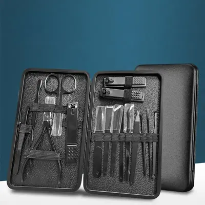 Professional Nail Clippers Set with Storage Case, Manicure Pedicure Set, Stainless Steel Nail Clippers Tool, Beauty Nail Care...