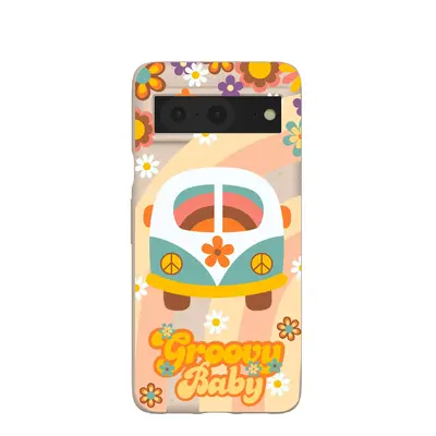 Seashell Groovy Bus Google Pixel 8 Case