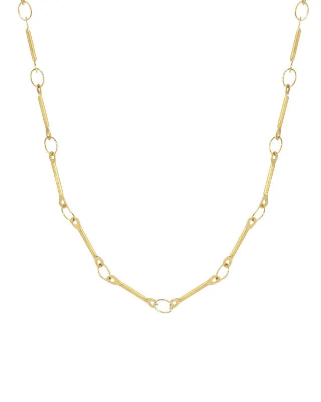 Barra Necklace | Metal Color: Silver