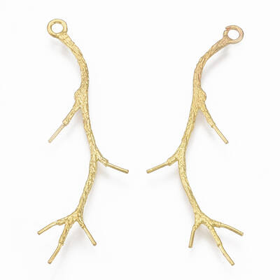 Brass Peg Bails Pendants