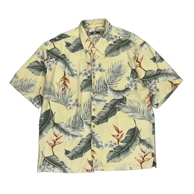 Quiksilver Hawaiian Shirt - XL Multicoloured Cotton
