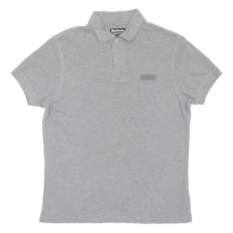 BARBOUR INTERNATIONAL Mens Polo Shirt Grey S