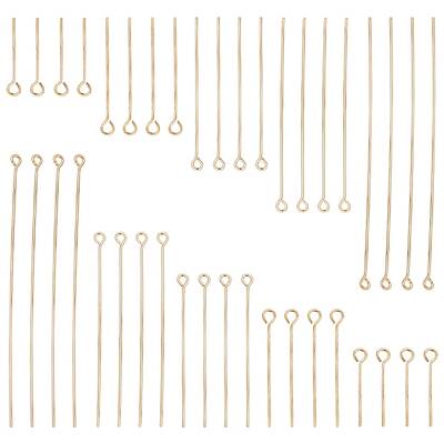 100Pcs 5 Styles Brass Eye Pin