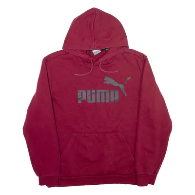 PUMA Mens Maroon Hoodie M