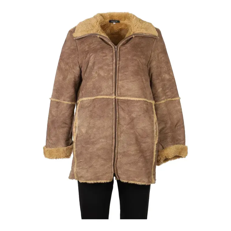 Matisse Suede Jacket - Medium Brown Polyester