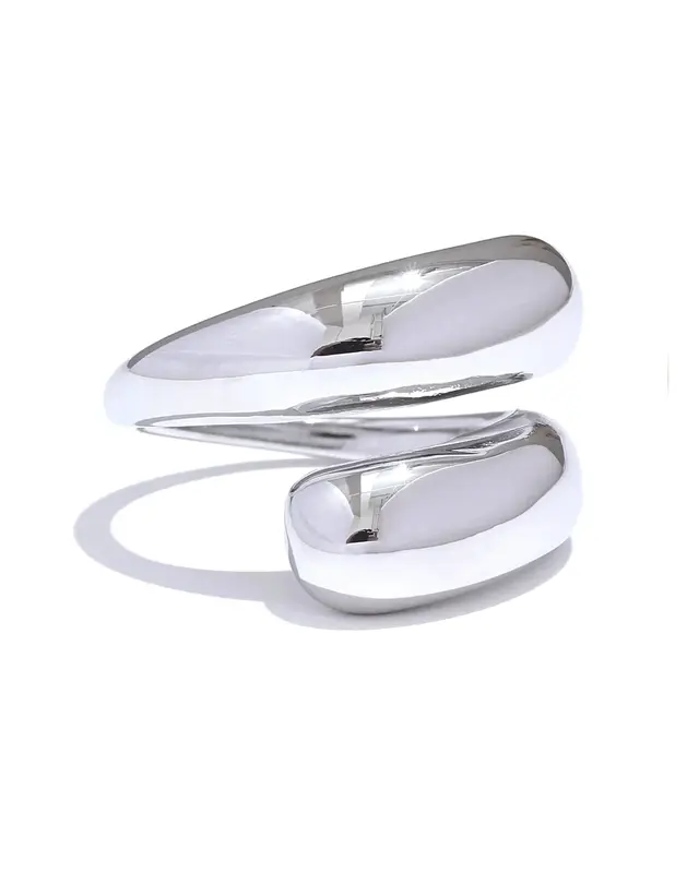 18K Gold Ring - Double Open