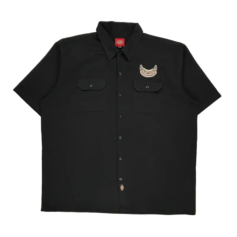 Dickies Shirt - 3XL Black Polyester Blend | Size: xxx-large